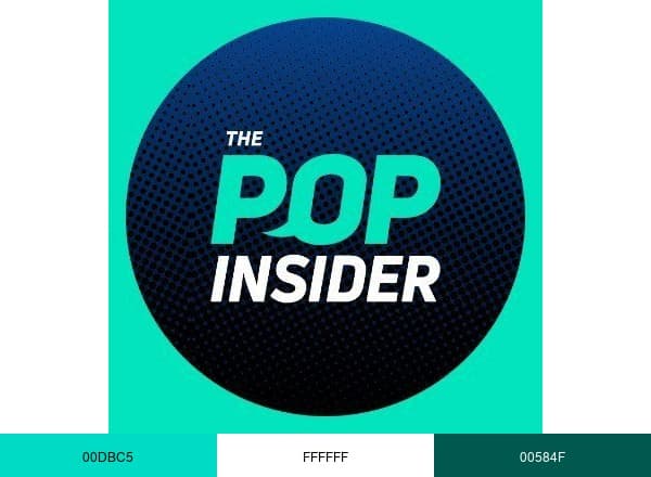 THE POP INSIDER brand color palette