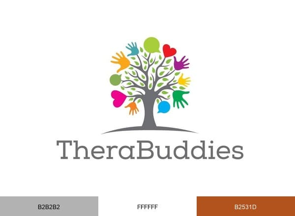 TheraBuddies brand color palette