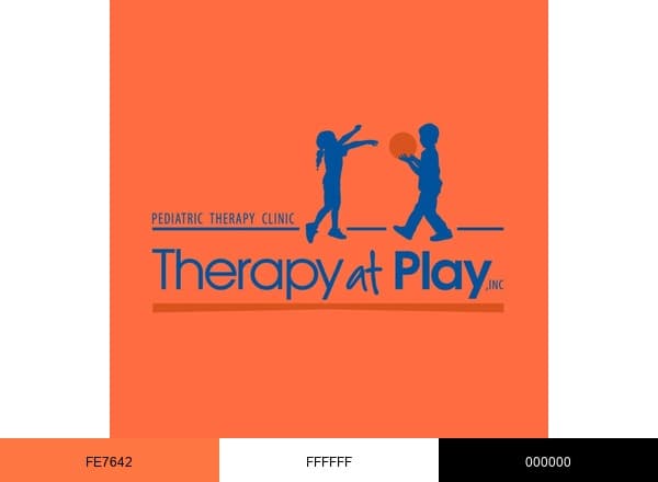 Therapy At Play brand color palette