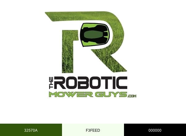 The Robotic Mower Guys brand color palette