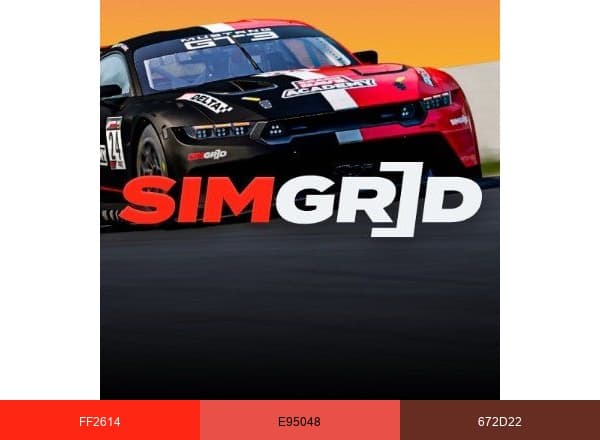 SimGrid brand color palette