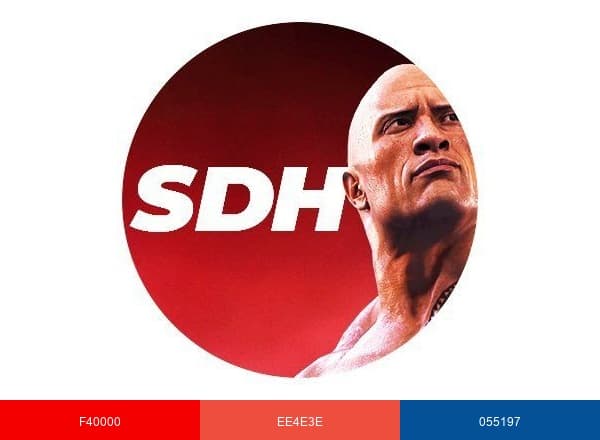SmackDown Hotel brand color palette