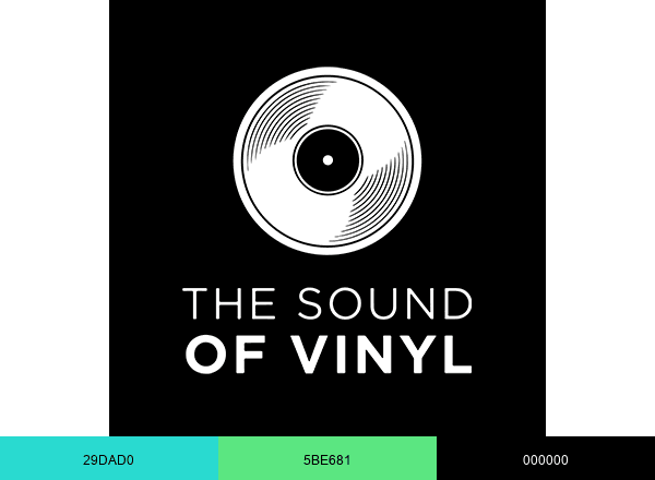The Sound of Vinyl brand color palette