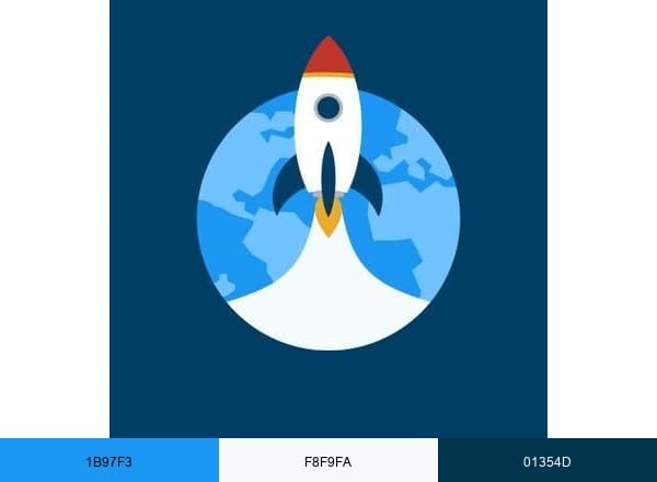 The Space Devs ️ brand color palette