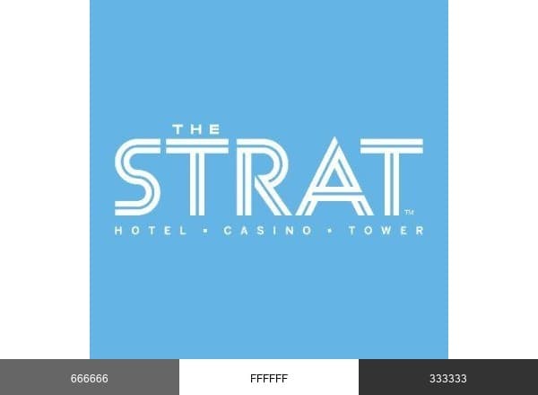 The STRAT Las Vegas brand color palette