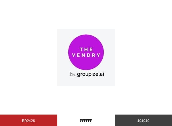 The Vendry brand color palette