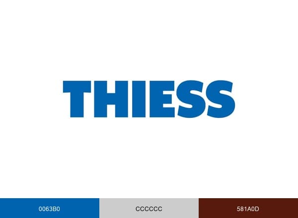 Thiess brand color palette