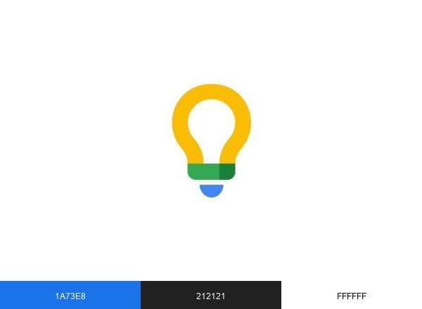 Think with Google brand color palette