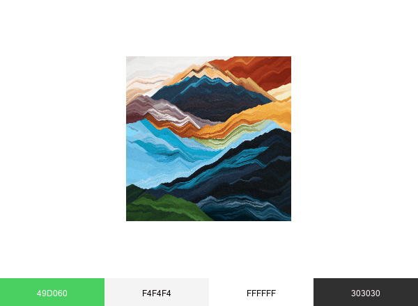 Thisissand brand color palette
