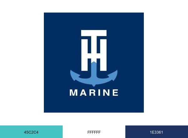 T-H Marine Supplies brand color palette