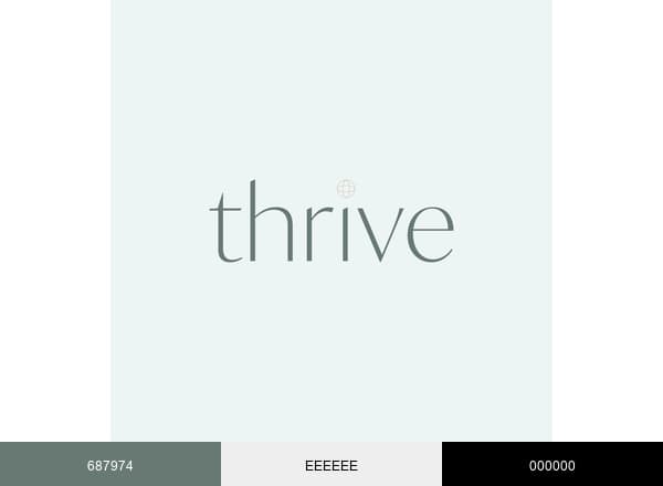 Thrive Integrated Physical Therapy brand color palette