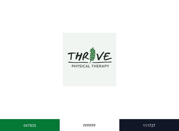 Thrive Physical Therapy brand color palette