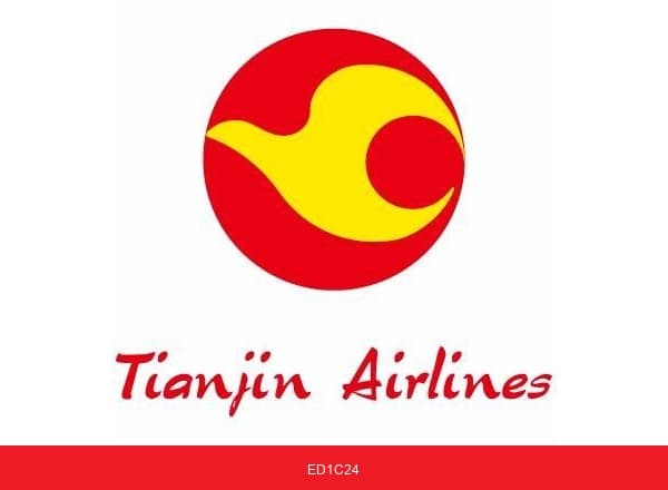 Tianjin Airlines brand color palette
