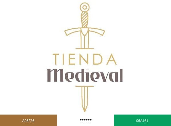 Tienda-Medieval brand color palette