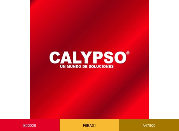 Calypso Colombia brand color palette