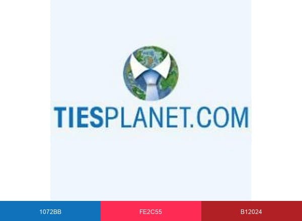 Ties Planet brand color palette
