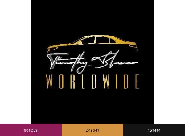 Timothy Blanco Worldwide™ brand color palette