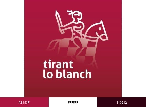 Tirant España brand color palette