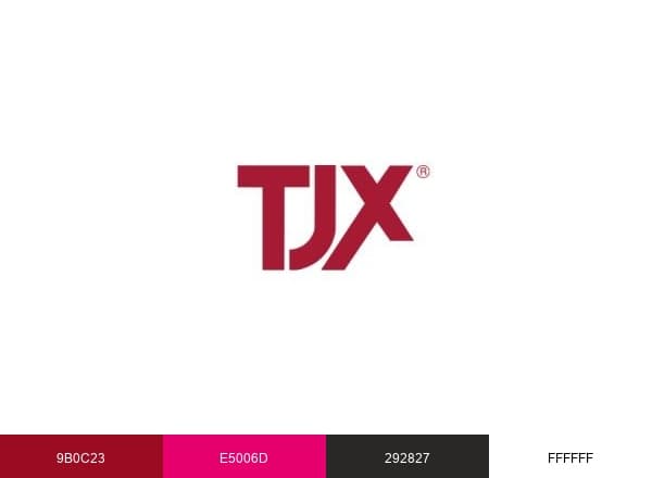 TJX.com brand color palette