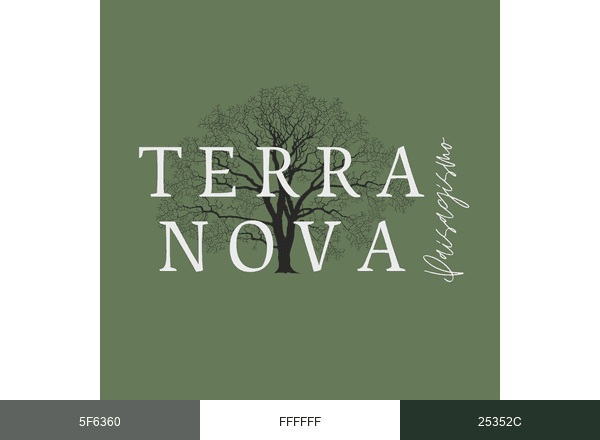 Terra Nova Paisagismo brand color palette