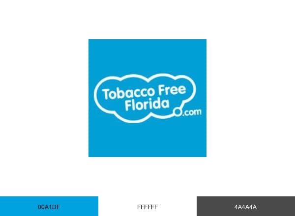 Tobacco Free Florida brand color palette