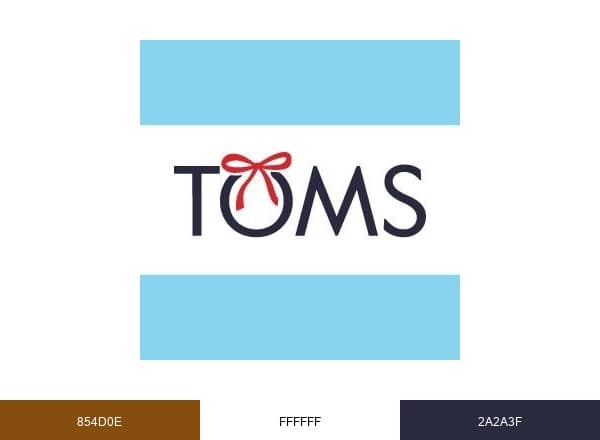 TOMS brand color palette