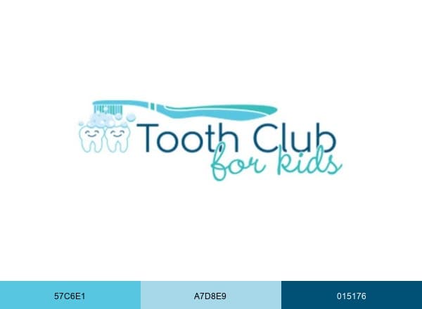 Tooth Club for Kids brand color palette
