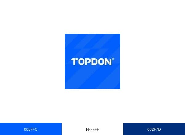Topdon brand color palette
