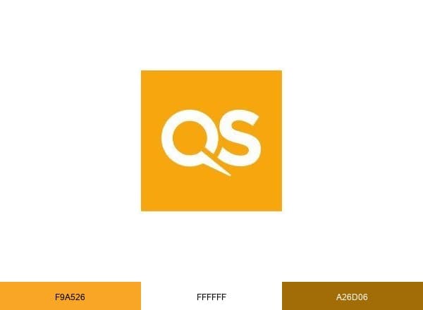 QS Top Universities brand color palette