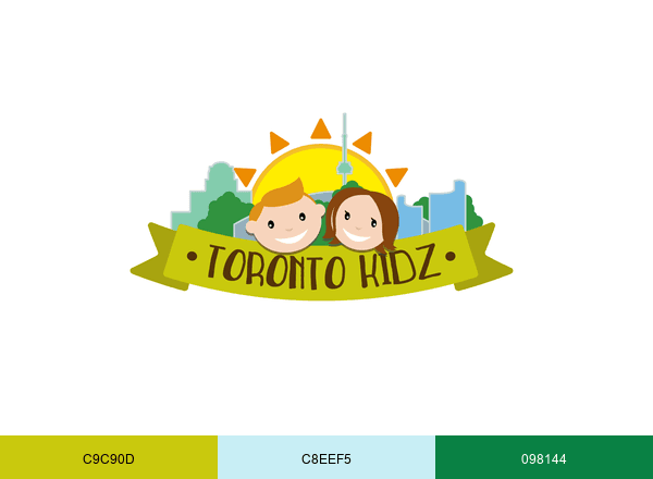 Toronto Kidz Summer Camp brand color palette