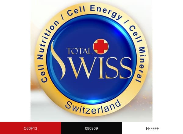 Total Swiss brand color palette