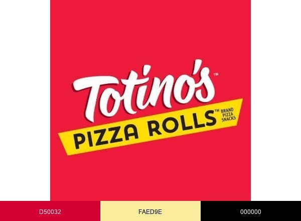 Totino's Pizza Rolls brand color palette
