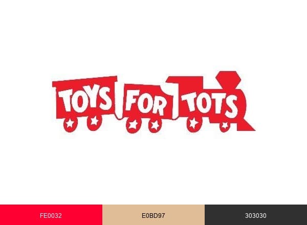 Toys for Tots brand color palette