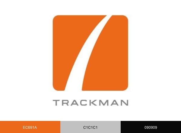 Trackman Golf brand color palette