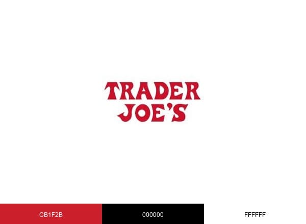 Trader Joe's brand color palette