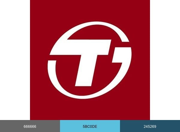 Transcend USA brand color palette