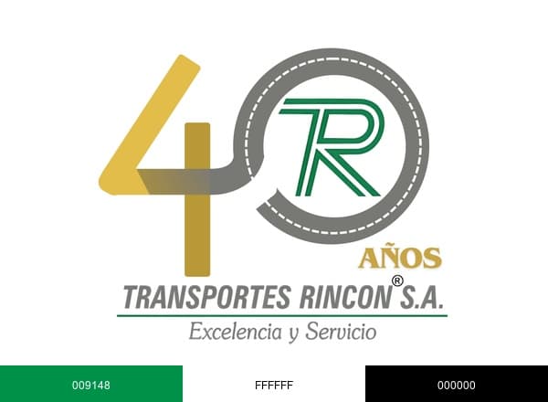 Transportes Rincon S.A. brand color palette