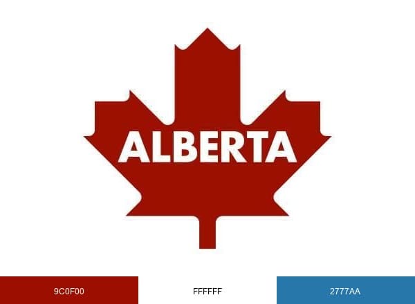 Travel Alberta brand color palette