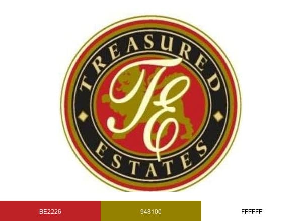 Treasured Estates brand color palette