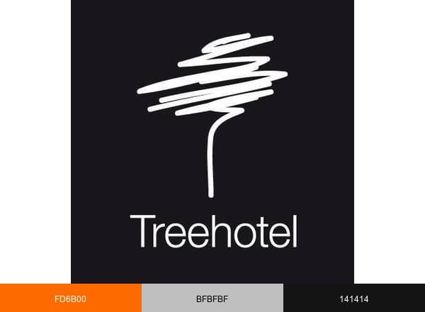 Treehotel brand color palette
