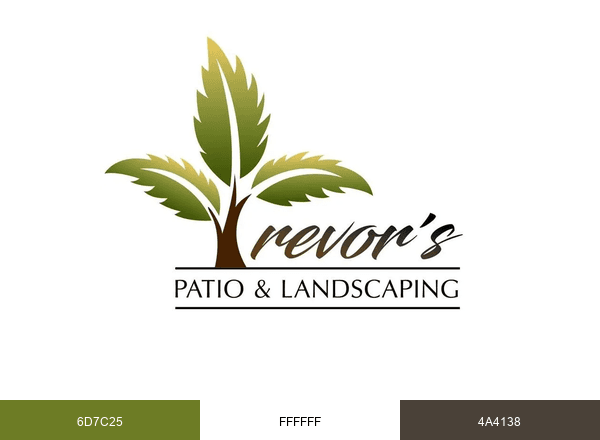 Trevor's Landscaping brand color palette