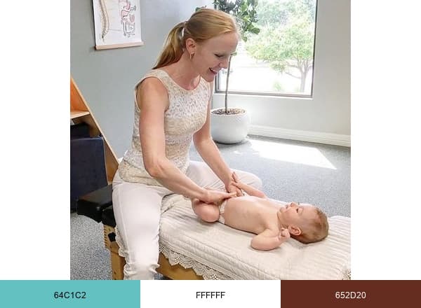 Triada Chiropractic brand color palette