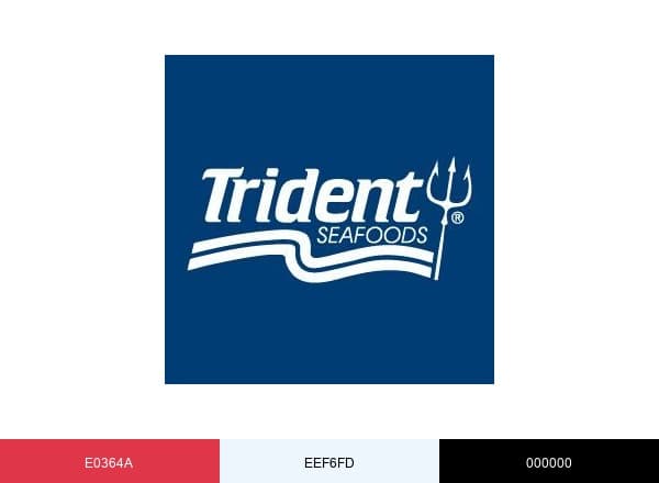Trident Seafoods brand color palette
