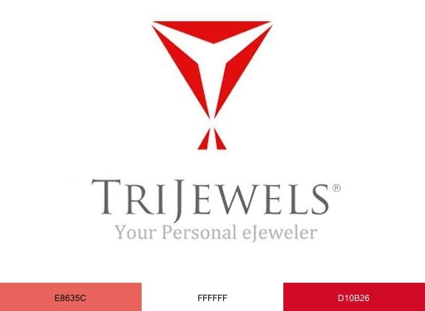 TriJewels brand color palette