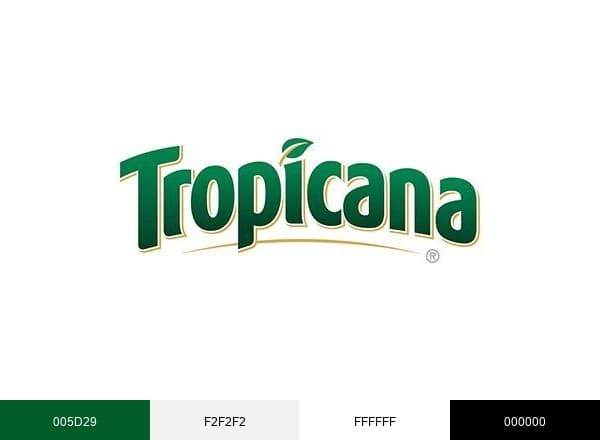 Tropicana brand color palette