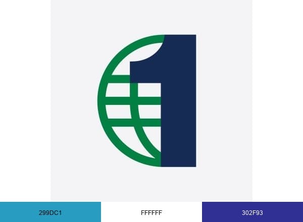 1GLOBAL brand color palette