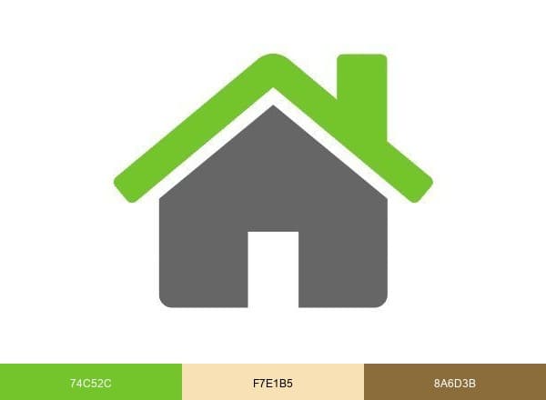 Trusted Roofing brand color palette