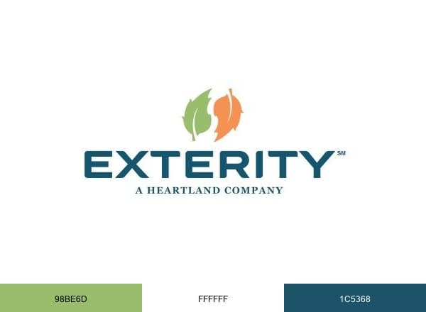 Exterity brand color palette