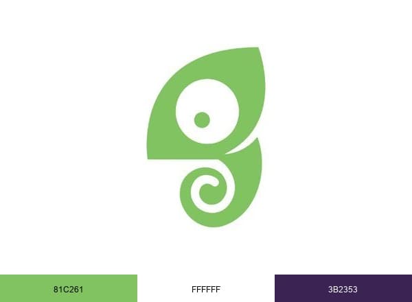 Chameleon brand color palette