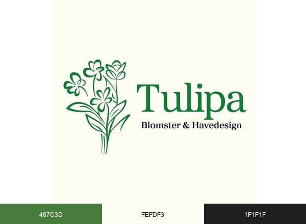 Tulipa brand color palette